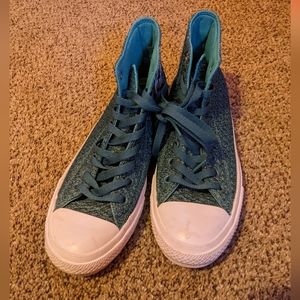 Converse Chuck Taylor All Star II Lunarlon Space HighTop Men's 8/Women's 10 Teal